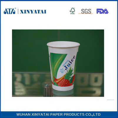الصين إعادة تدوير المشروبات الباردة ورقة الكؤوس المتاح أكواب قهوة مطبوعة مع شعار مخصص المزود