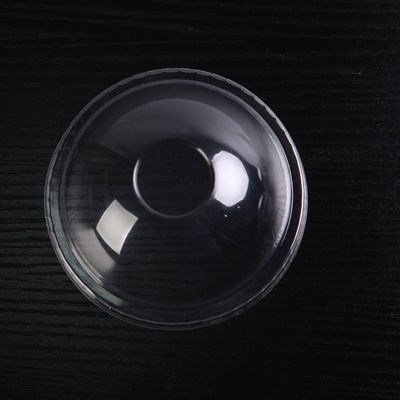 الصين PET جولة قبة كأس شفاف ورقة اغطية مع مركز هول ضربات 90mm القطر المزود