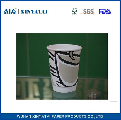 الصين 16OZ الحرارة - معزول مخصص ورقة فناجين القهوة كوب ساخن مع اغطية المزود